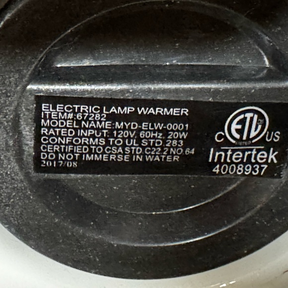 Snowman Full Size Wax Warmer Red and White Christmas Winter - Picture 6 of 6